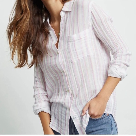 Rails Ellis Gem Stripe Button Up - Picture 2 of 11
